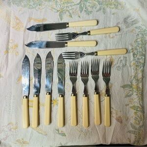 Vintage Fish Cutlery Set